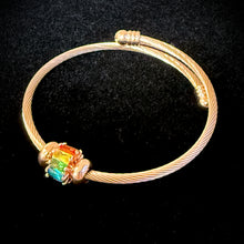 Load image into Gallery viewer, Pride Rainbow Zircon Bangle/Bracelet LGBTQ+