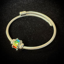 Load image into Gallery viewer, Pride Rainbow Zircon Bangle/Bracelet LGBTQ+