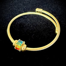 Load image into Gallery viewer, Pride Rainbow Zircon Bangle/Bracelet LGBTQ+