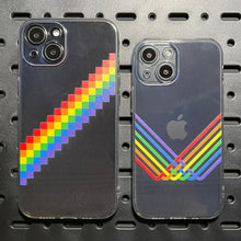 Load image into Gallery viewer, Full Coverage Gay Pride Rainbow Phone Cover Case for iPhone LGBTQ+