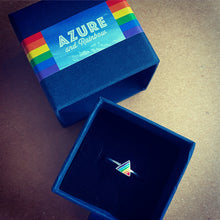 Load image into Gallery viewer, Rainbow 925 Silver Tiny Stud Earrings LGBTQ+ (1 pair)