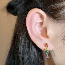 Load image into Gallery viewer, Pride Rainbow Zircon Earring LGBTQ+ - Drop Stud