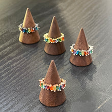 Load image into Gallery viewer, Rainbow Zircon Ring Pride LGBTQ+