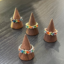 Load image into Gallery viewer, Rainbow Zircon Ring Pride LGBTQ+