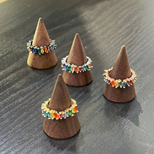 Load image into Gallery viewer, Rainbow Zircon Ring Pride LGBTQ+