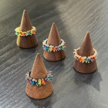 Load image into Gallery viewer, Rainbow Zircon Ring Pride LGBTQ+