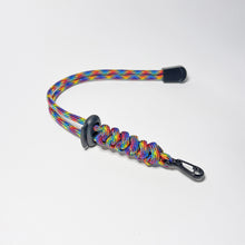 Load image into Gallery viewer, Handmade Rainbow Paracord Lanyard Gay Pride LGBTQ+