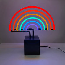Load image into Gallery viewer, Gay Pride Rainbow Neon Desk Lamp LGBTQ+ USB Rainbow Light