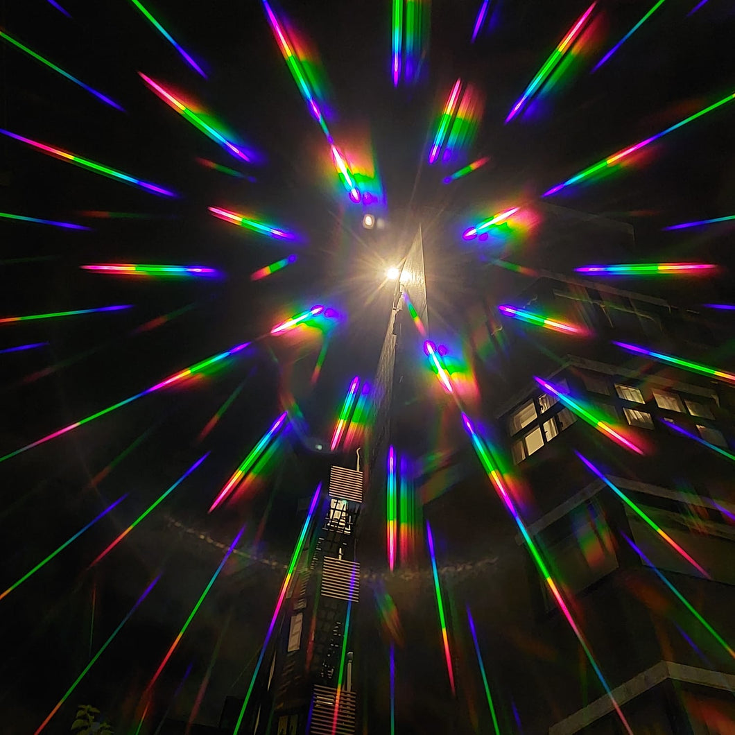 Rainbow Diffraction Filter for Mobile Phone