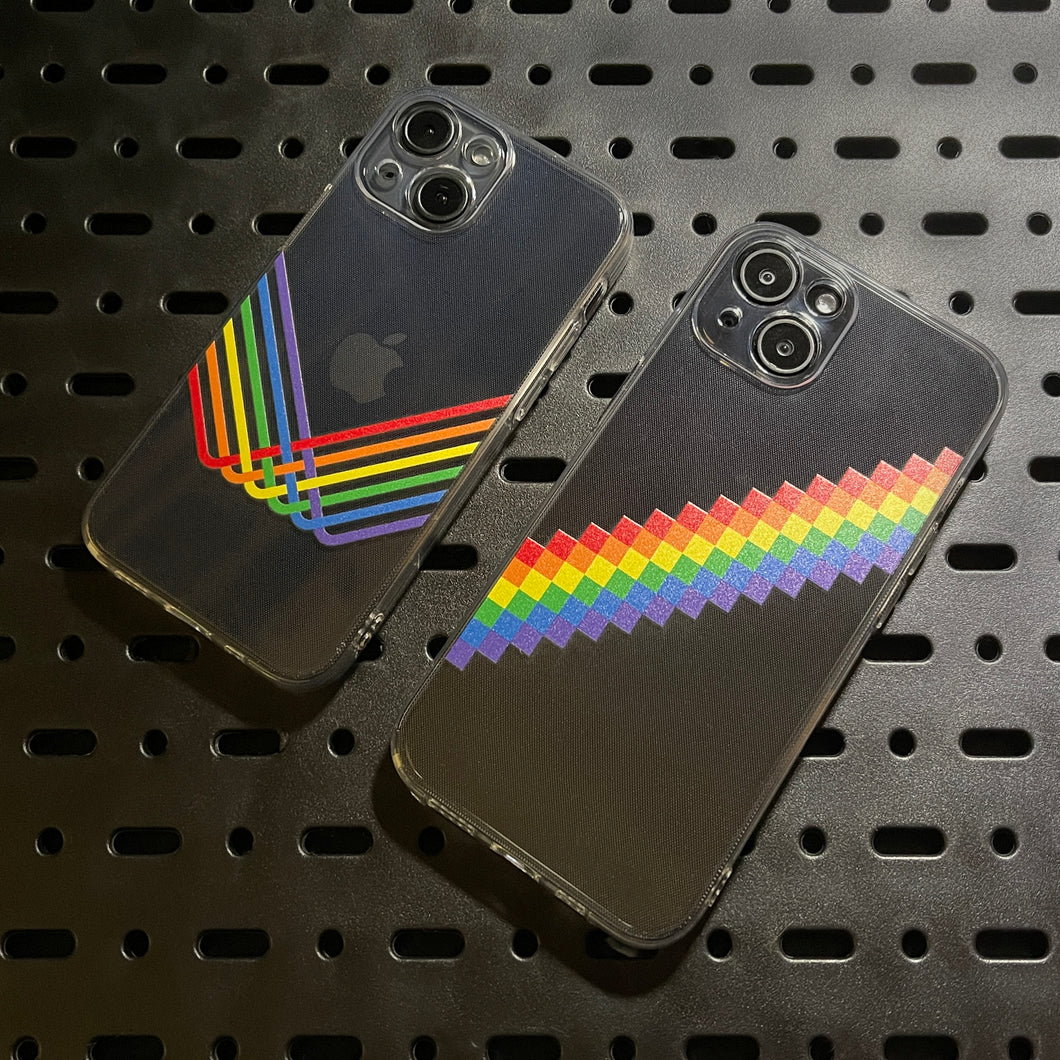 Full Coverage Gay Pride Rainbow Phone Cover Case for iPhone LGBTQ+