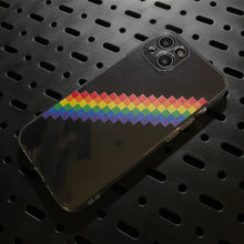 Load image into Gallery viewer, Full Coverage Gay Pride Rainbow Phone Cover Case for iPhone LGBTQ+
