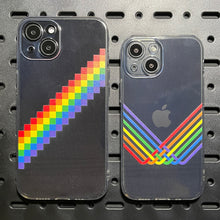 將圖像加載到圖庫查看器中，全覆蓋型六色彩虹手機殼 LGBTQ+ iPhone 
