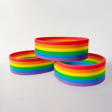 Load image into Gallery viewer, Gay Pride Wristband Rainbow Bracelet LGBTQ+

