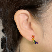 Load image into Gallery viewer, Pride Rainbow Zircon LGBTQ+ - Ear Climber
