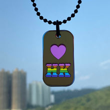 Load image into Gallery viewer, LGBTQ+ Gay Pride Rainbow Acrylic Dog Tag - Hong Kong
