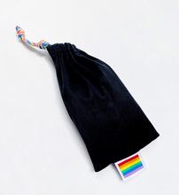 Load image into Gallery viewer, Rainbow Flag Microfiber Pouch / Small Bag LGBTQ+
