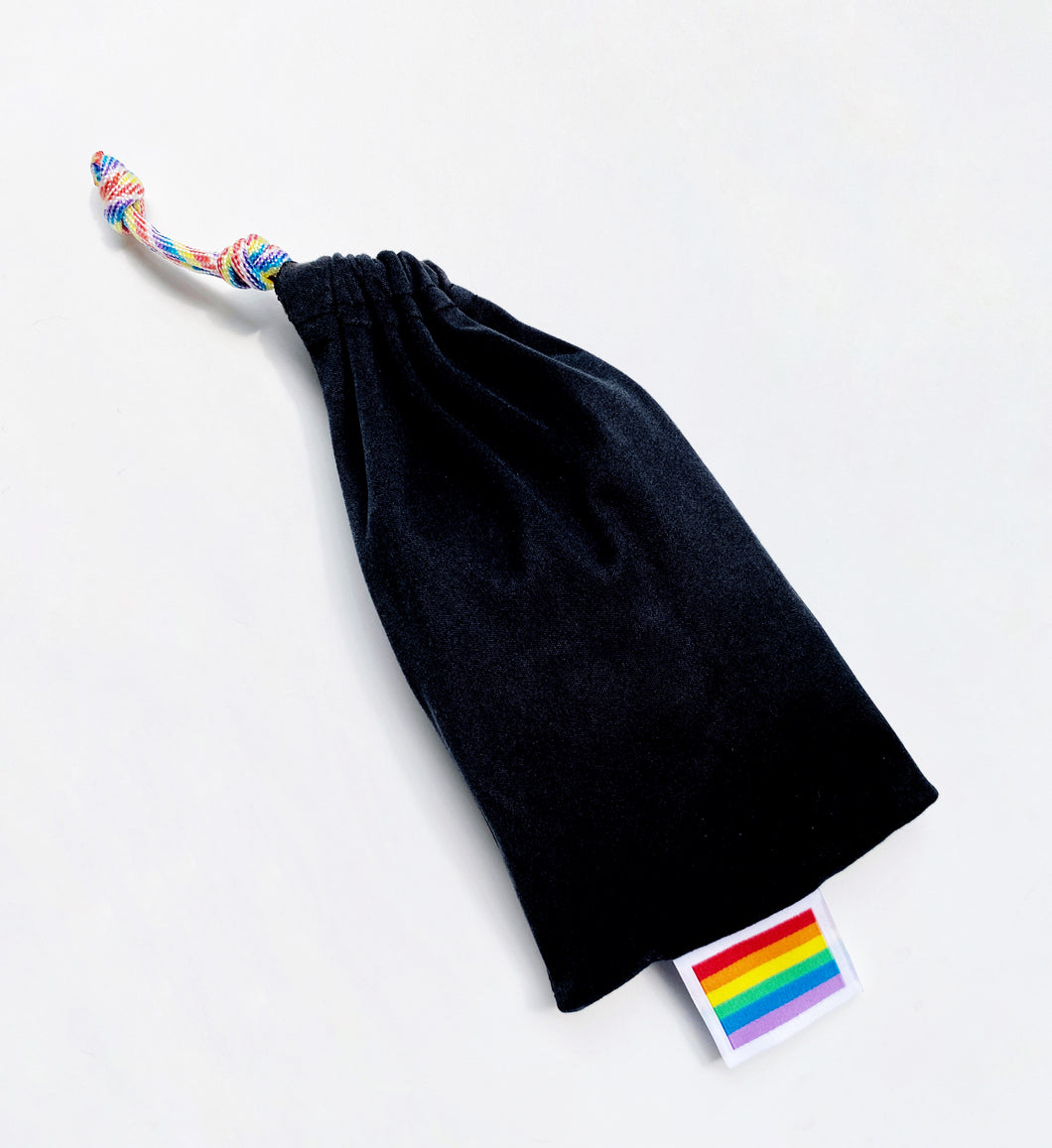 Rainbow Flag Microfiber Pouch / Small Bag LGBTQ+