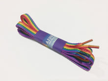 將圖像加載到圖庫查看器中，六色彩虹鞋帶 LGBTQ+ 
