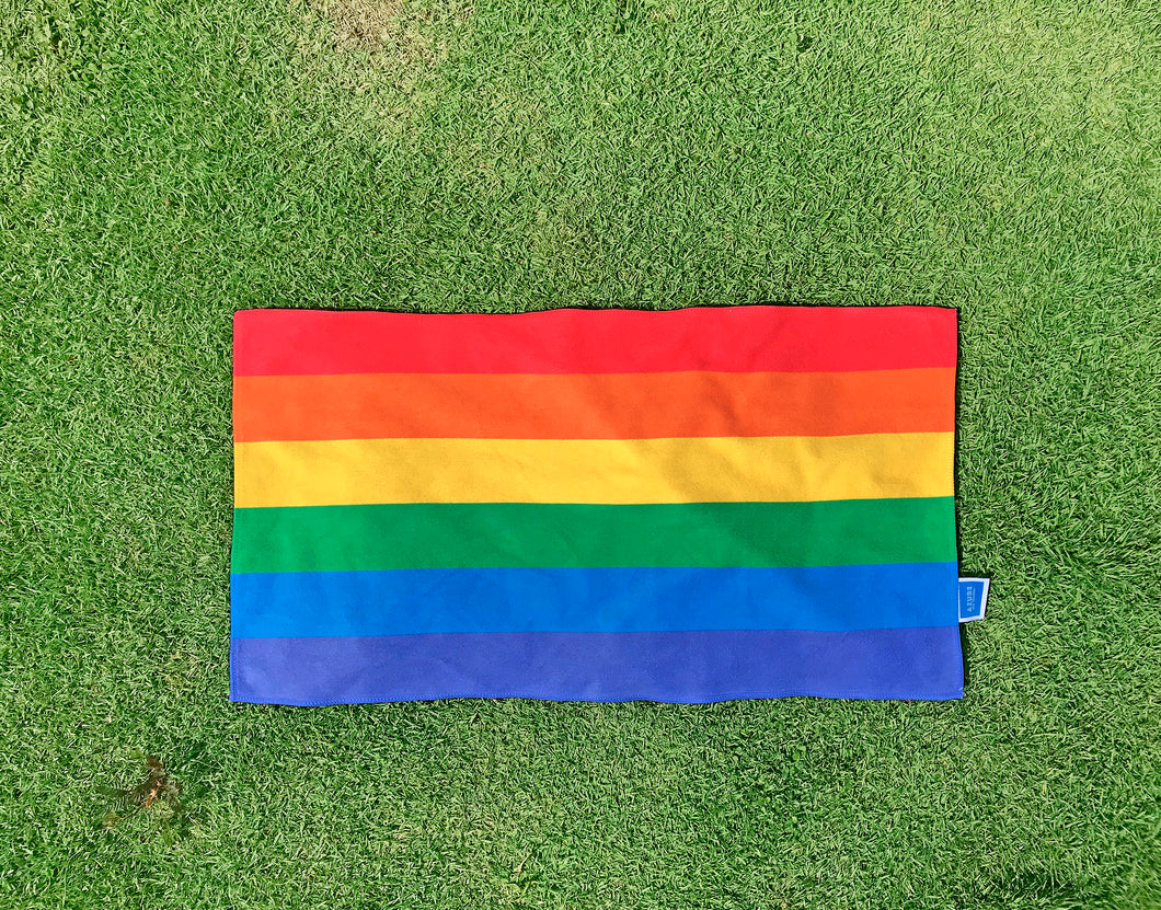 Rainbow Flag Microfiber Quick Dry Sport Towel LGBTQ+