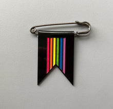 將圖像加載到圖庫查看器中，手作六色彩虹旗 別針 扣針 胸針 LGBTQ+ 
