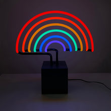 Load image into Gallery viewer, Gay Pride Rainbow Neon Desk Lamp LGBTQ+  USB Rainbow Light
