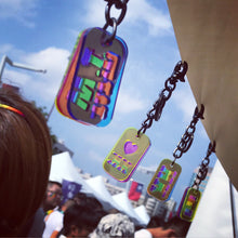 Load image into Gallery viewer, LGBTQ+ Gay Pride Rainbow Acrylic Dog Tag - Taiwan
