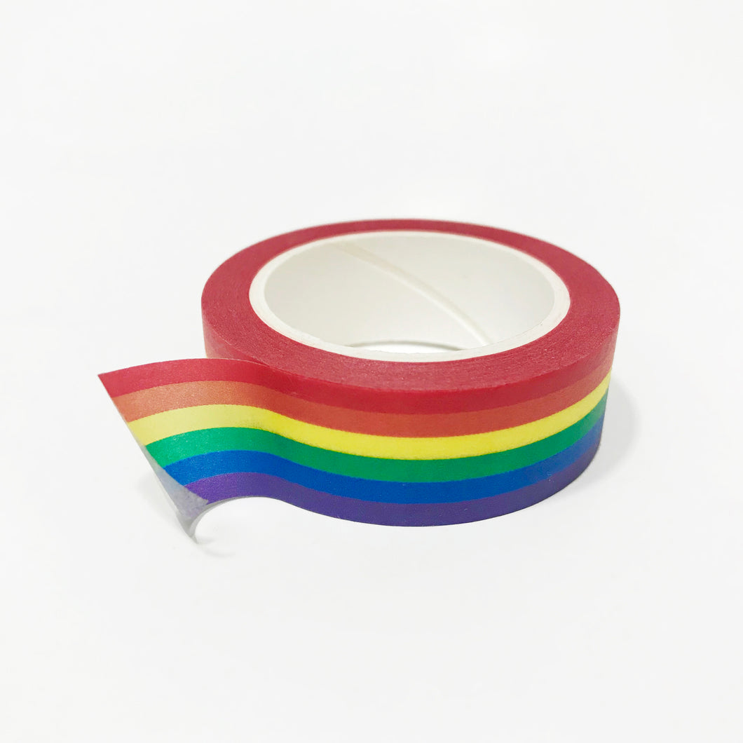 六色彩虹和紙膠帶  LGBTQ+